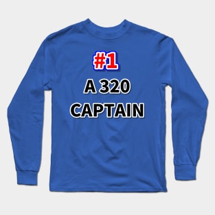 Number one A320 captain Long Sleeve T-Shirt